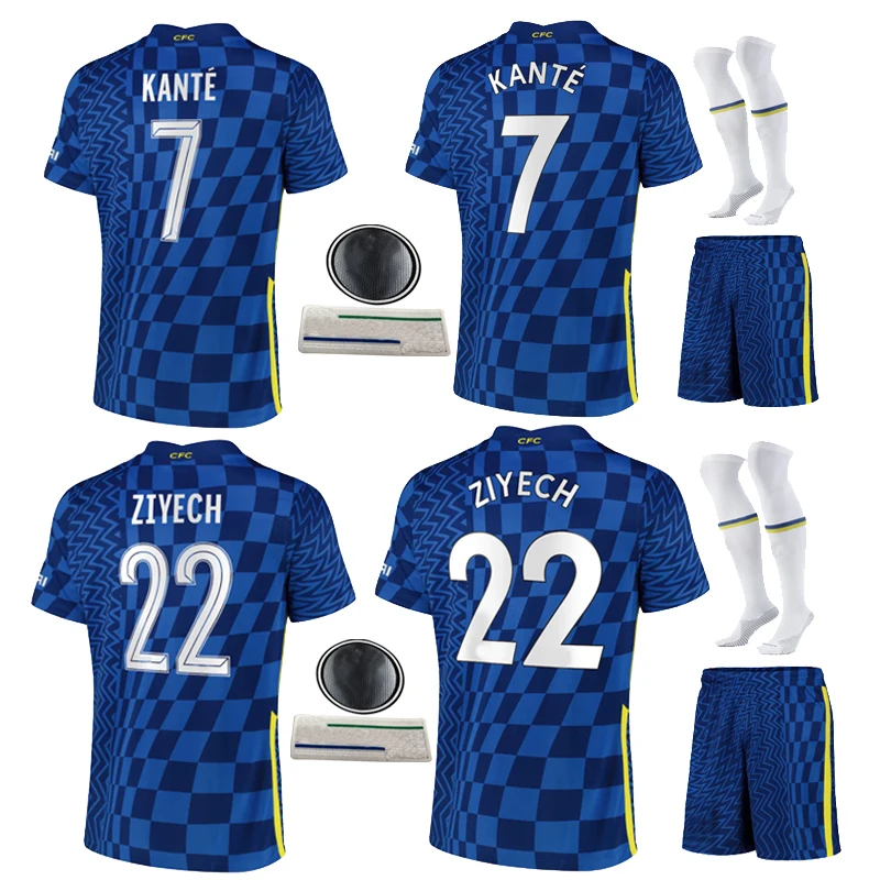 Новинка 2021 22 Ziyech Kante полированный монтаж Werner Kovacic Chilwell Havertz personalizar