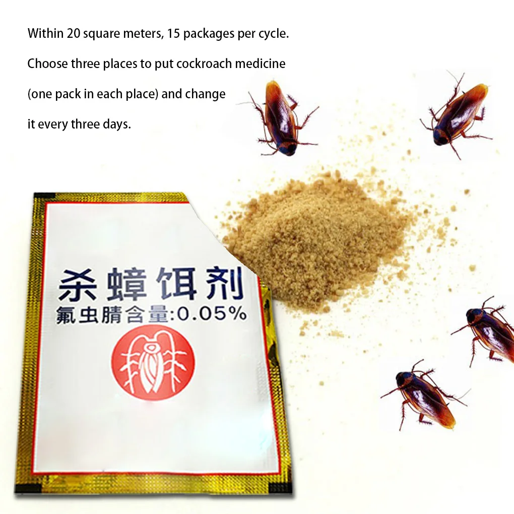 Эффективный порошок против тараканов 10 шт./набор убийца приманка специальный