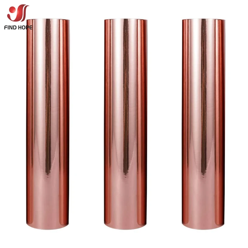 Виниловые листы с перманентной клейкой подложкой розовое золото пленка надписью