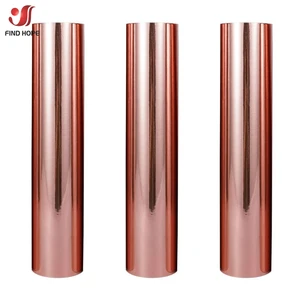 Виниловые листы с перманентной клейкой подложкой, розовое золото, пленка с надписью, гибкие виниловые Стикеры ручной работы сделай сам, 30 см * 25100 см