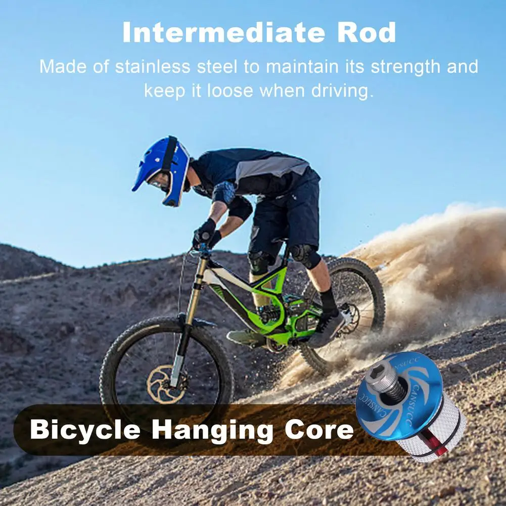 Bicycle Headset Top Cap Premium Material Core Hang Expansion Screws Mountain Road Bike Front Fork Standp | Спорт и развлечения