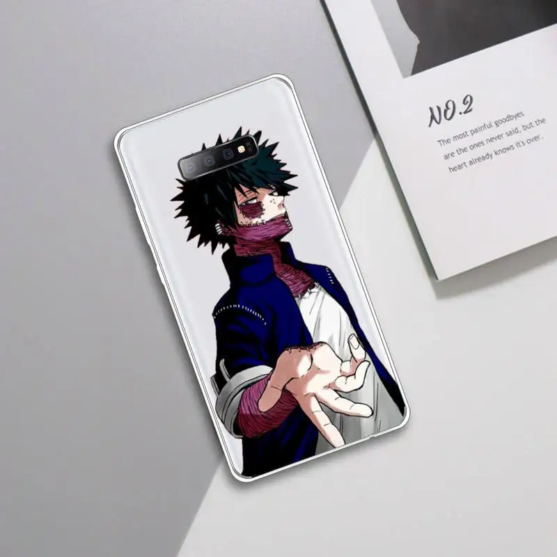 

Japan anime My Hero Academia Phone Case Transparent For Samsung Galaxy A 71 21s S note 8 9 10 plus 20 ultra