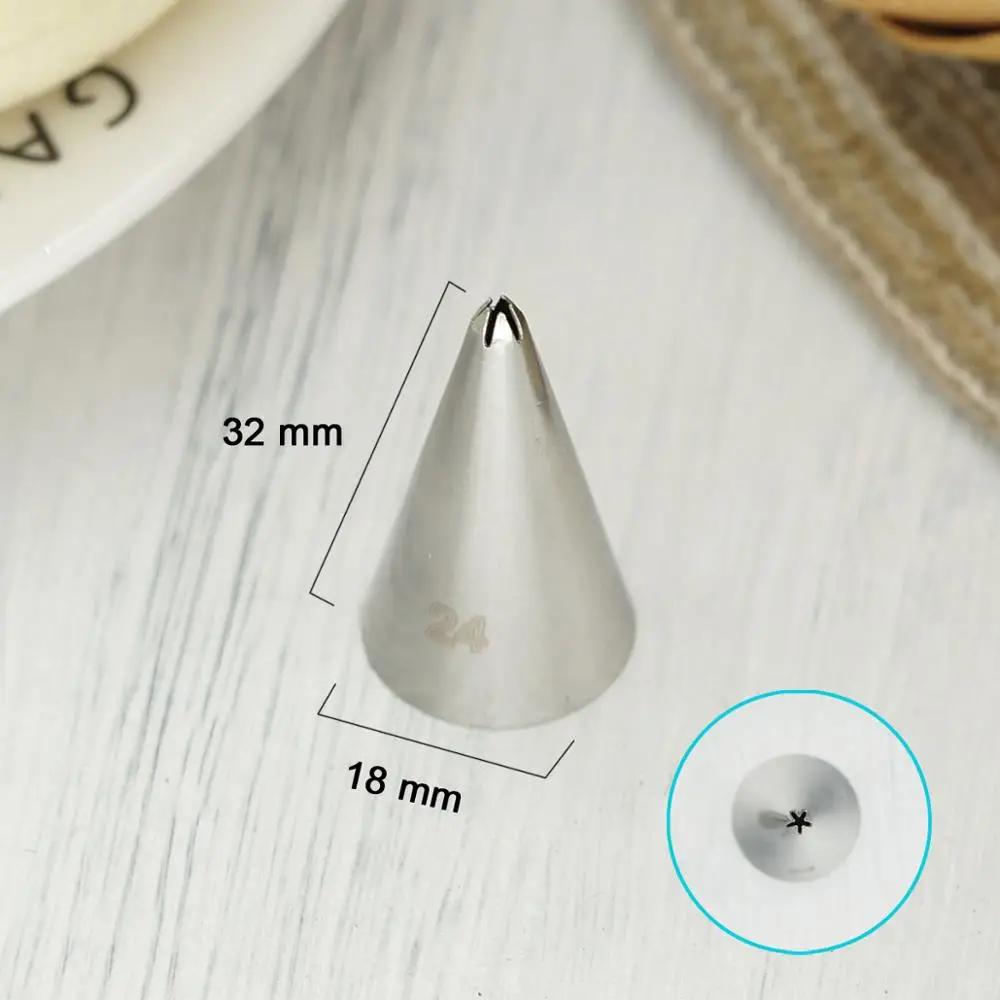 Насадка закрытая в форме звезды маленького размера для наклеивания крема, торта, кекса, украшения, насадки для глазирования «сделай сам», Детская закуска, меренга