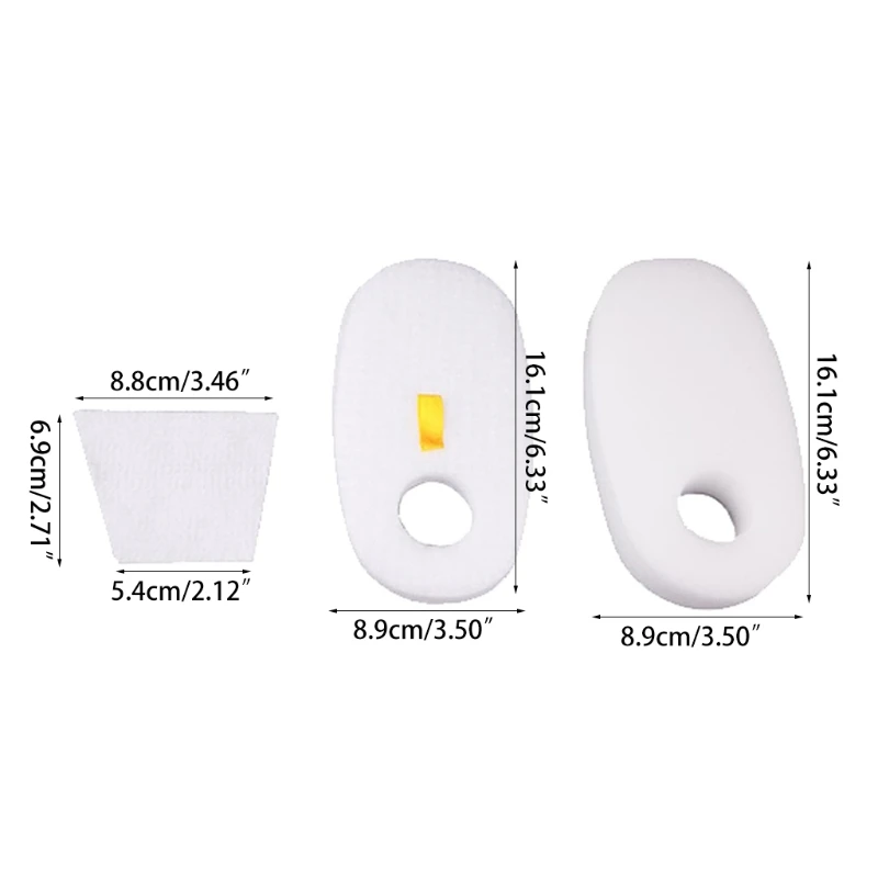 

3 Pcs Vaccum Cleaner Filter Replacement Polyester Sponge Filter Washable Reusable For Shark Rocket Series