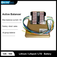 heltec wholesale 5a 16s active equalizer balancer 12s 16s lifepo4lipolto battery energy capacitor 48v energy storage system