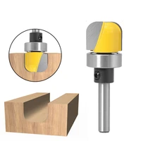 8mm shank 1 18 diameter bowl tray router bit round nose milling cutter with bearing for wood woodworking