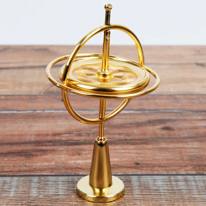 

Creative Scientific Learning Metal Finger Gyroscope Gyro Top Pressure Relieve Classic Toy Educational Toy For Children