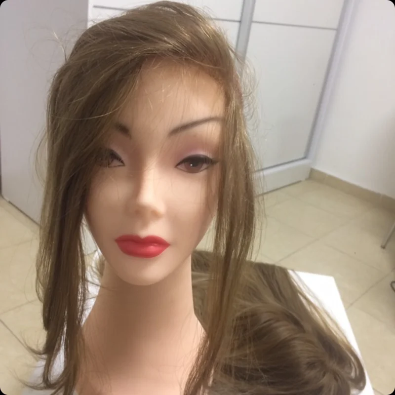 В наличии человеческие волосы кружевная лента популярный еврейский парик