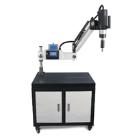 m6 m24 electric vertical button tapping machine automatic cnc servo threading machine with chuck ce certification