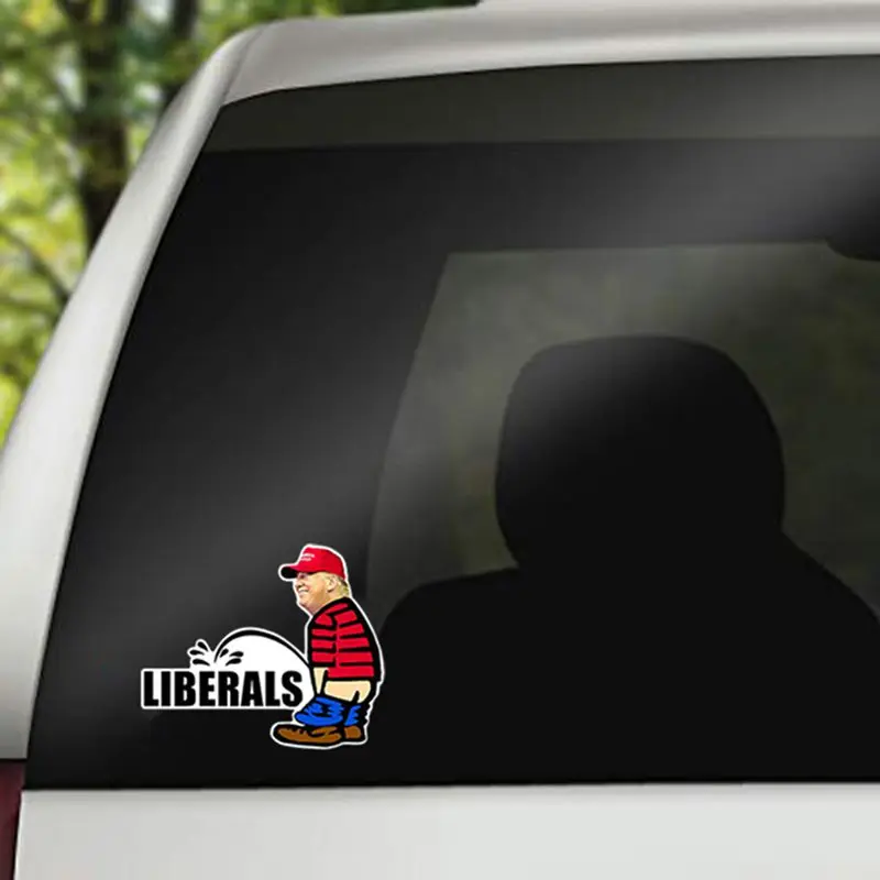 Коллекция 2019 года наклейки на бампер с изображением очков Дональда Трампа