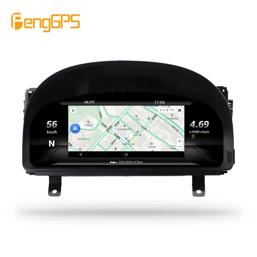 Автомобильный мультимедийный плеер Android 12 3 &quot ЖК дисплей панели приборов GPS