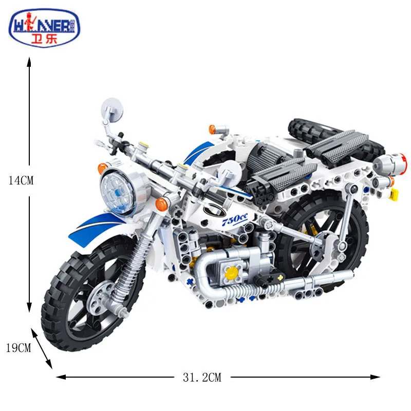 1:8Technic/электронные блоки трёхколёсные наборы для гонок строительные модели