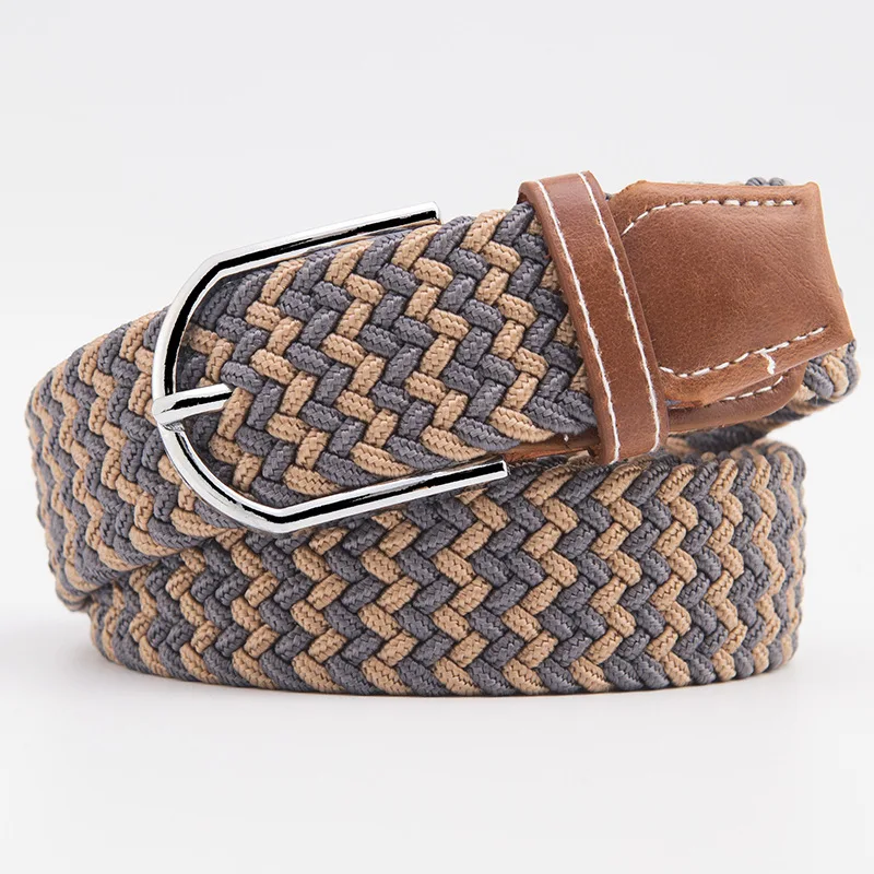 

Belt Men's Leather Automatic Buckle Belts For Young People Simple High-end Leather Pants Belts For Men And Women PD414