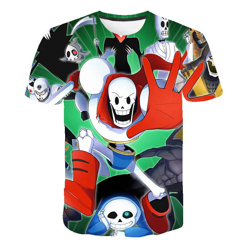 

Summer Short Sleeve Children Tee Print Shirt Harajuku Game Cartoon T-Shirt 4-14 Year Kids Clothes Fashion Baby Tops Boys T-Shirt