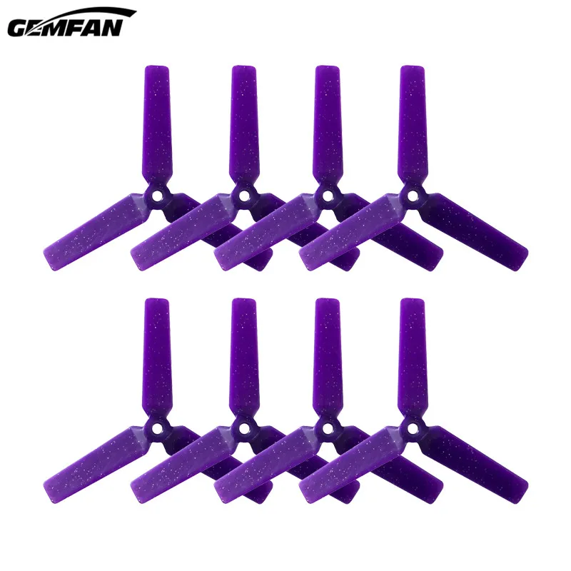 4 пары Gemfan 3D 5-дюймовый ПК 3-лопастной винт CW CCW Для RC FPV Racing Drone Quadcopter Мультикоптер