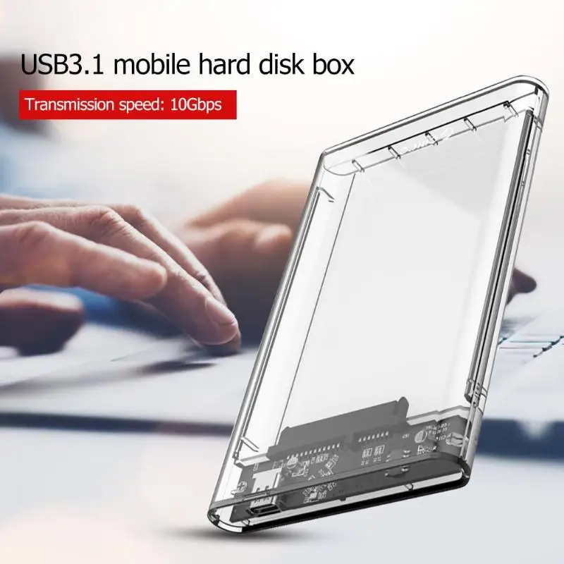 Корпус для внешнего жесткого диска ORICO 2139C3-G2-CR SATA на USB3.1 Gen2 Type-C 10 Гбит/с |
