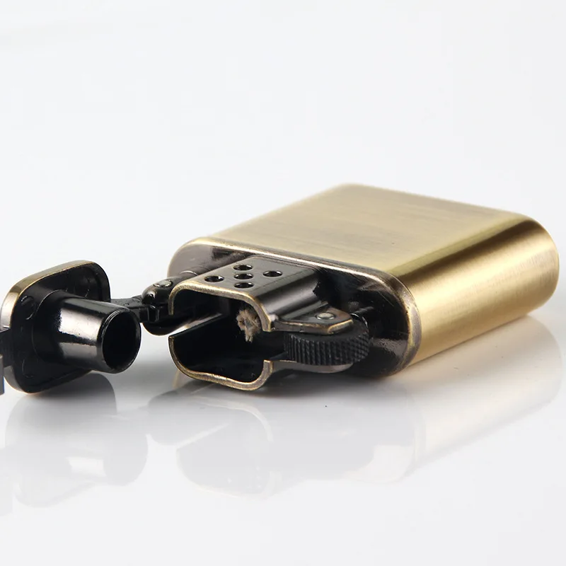 Металлический шлифовальный круг ветрозащитная Бутановая газовая зажигалка из