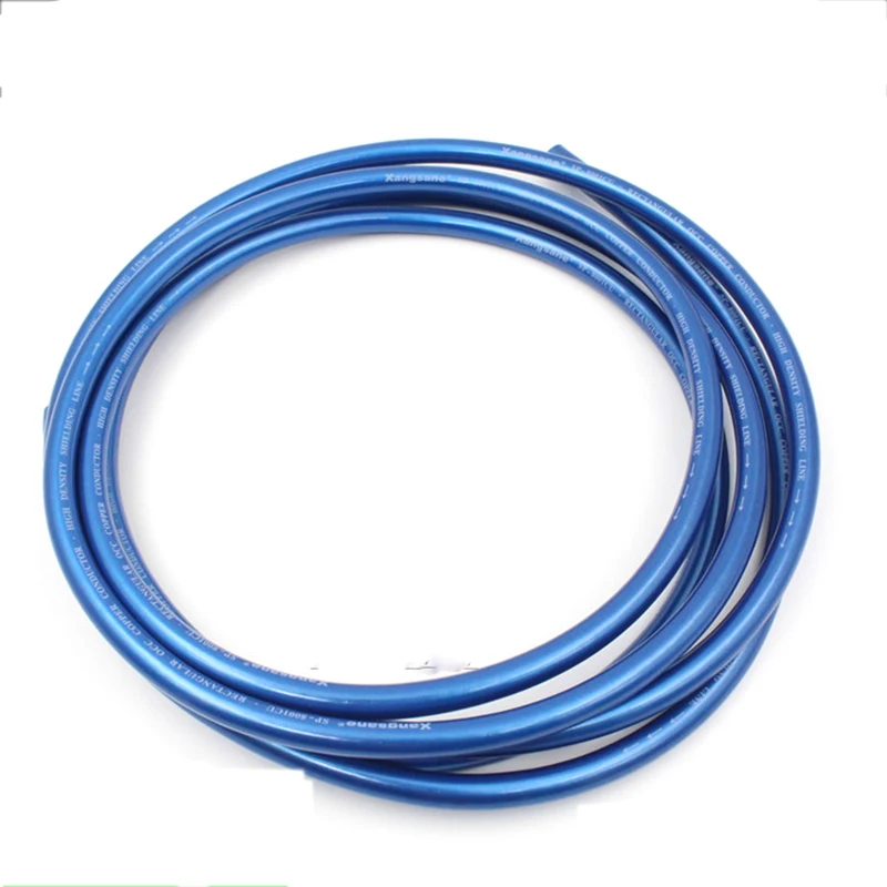 Прямоугольный медный провод OCC высокоплотная экранирующая линия Hi-Fi