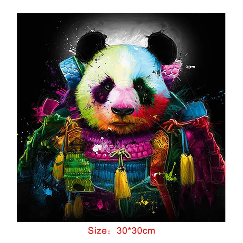 Декоративная картина без рамки красочная голова волка компьютерная фотография |