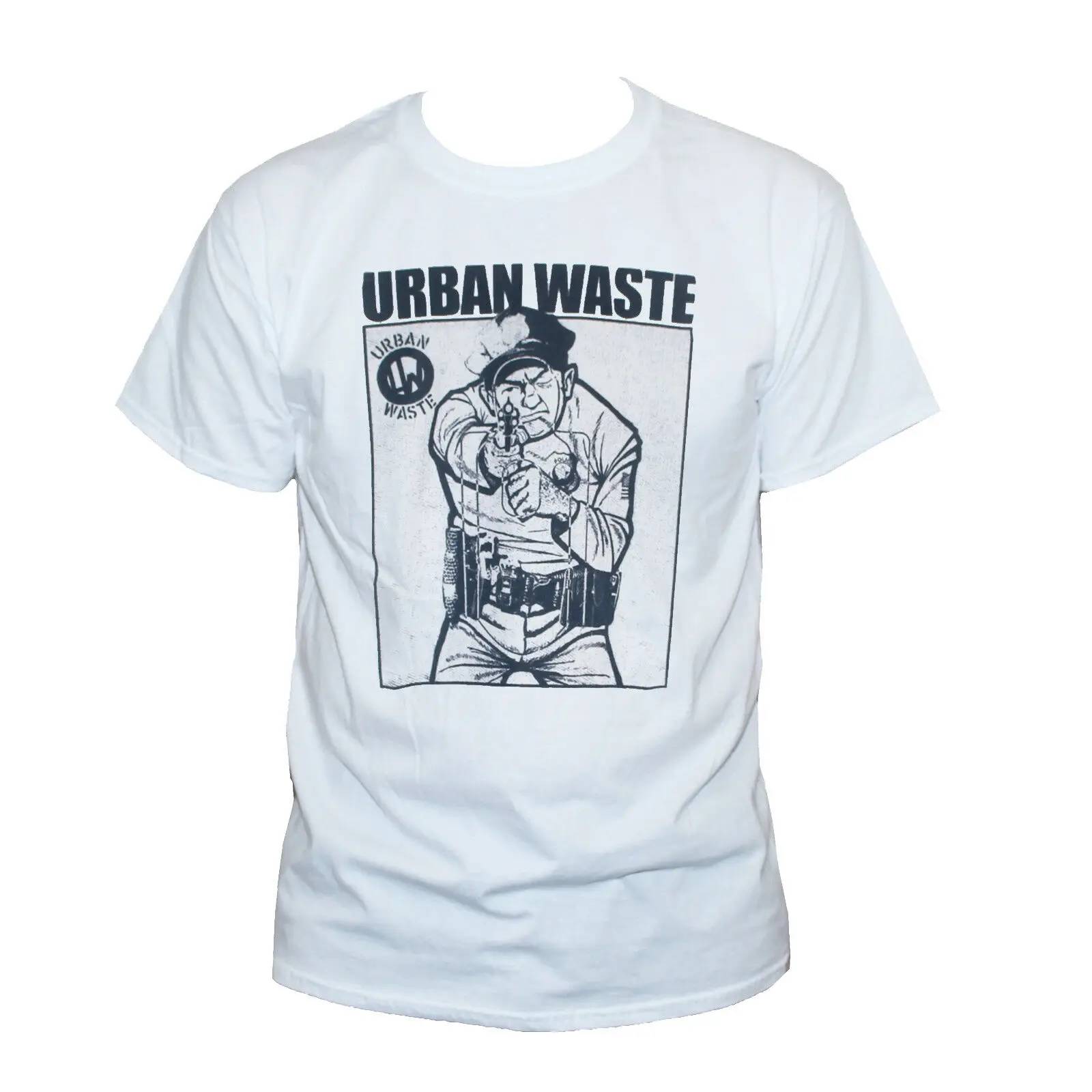 

URBAN WASTE T Shirt Reagan Youth Bad Brains Hardcore Punk Rock Band Tee Unisex T-Shirt 2020 Fashion Men top tee