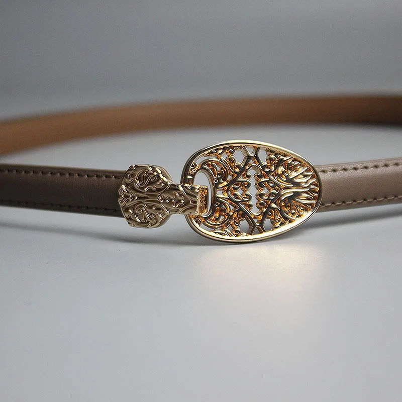 

Adjustable Leather Belt for Women Coat sweater Down Skirt Dress All Match Belts