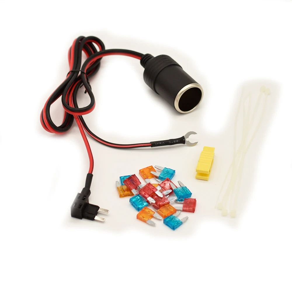 Jtron розетка для автомобильного прикуривателя удлинитель предохранитель tap