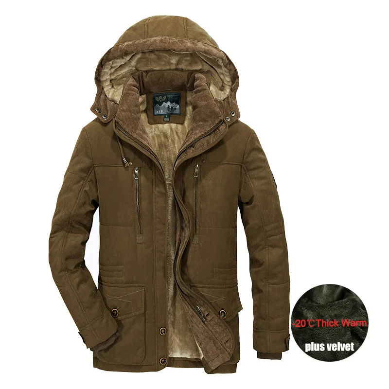 Мужская зимняя ветровка в стиле милитари|Мужские парки| |