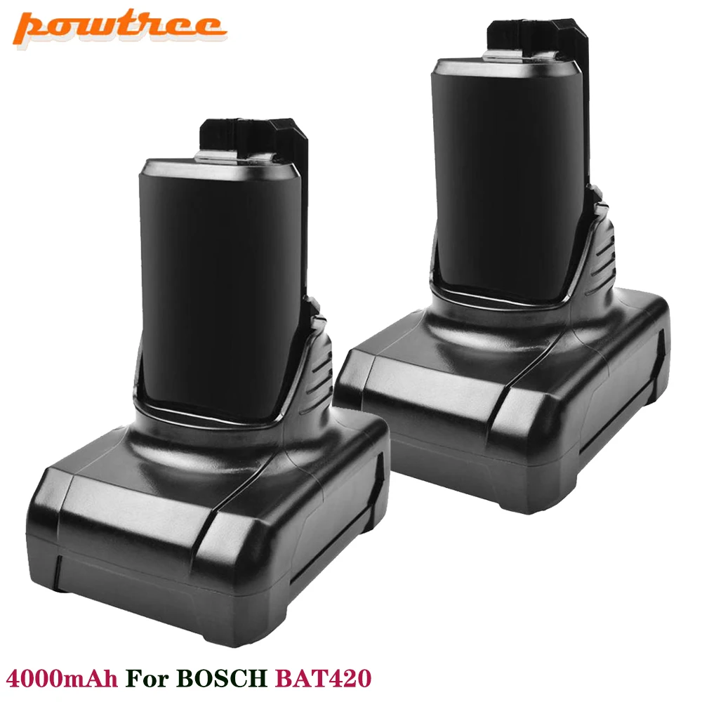 Литий ионная аккумуляторная батарея Powtree 4000 мАч 12 В для BOSCH BAT411 BAT420 BAT412A BAT413A 70745GOP