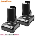 Литий-ионная аккумуляторная батарея Powtree 4000 мАч 12 В для BOSCH BAT411 BAT420 BAT412A BAT413A 70745GOP 2607336013 260733601 battries