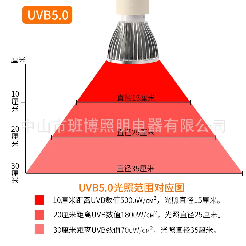 Светодиодная лампа repitle uva uvb UVB5.0 UVB10.0 E27 E26 8 Вт |