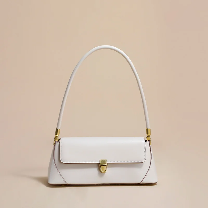 

Женская Роскошная сумочка из натуральной кожи, летняя Новинка 2021, модная одинарная французская подмышка