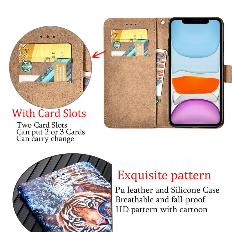 Flip Cover Leather Phone Case For Huawei P30 P40 Pro P20 Mate 20 Lite X 10 P10 Plus Mate20 Mate10 P 30 P30pro P20pro Mate20pro cell phone pouch