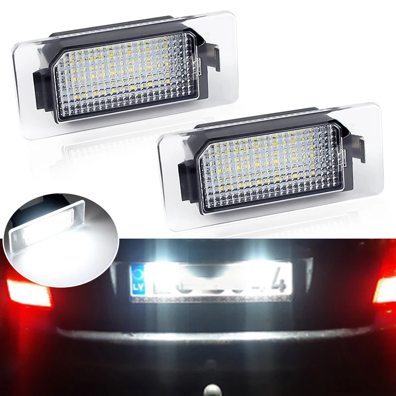 2x светодиодный номерной знак для VW Golf 6 7 MK6 MK7 ЭОС Гольф плюс Джетта Passat B6 B7 Wagon Sharan 2