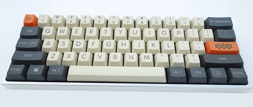 NPKC низкопрофильный CNC Анодированный Алюминиевый чехол с отсеком для батареи для 60% механическая клавиатура DIY подходит GH60 A60 XD60 XD64 Poker2 и т. Д