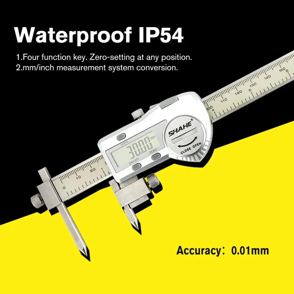 5 200 мм 0 01 электронный цифровой центр дистанционный суппорт микрометр стальной