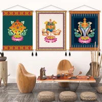 traditional nation tibetan wall art painting western ethnic style tapestry living room wall painting aesthetic poster home decor