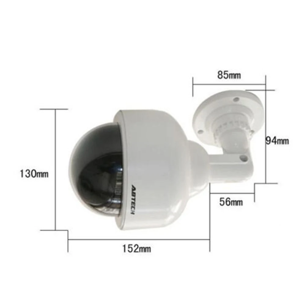 

Fake Dome Simulation Camera Waterproof Security Dummy Camera With Red LED Security Alarm Type Equipment