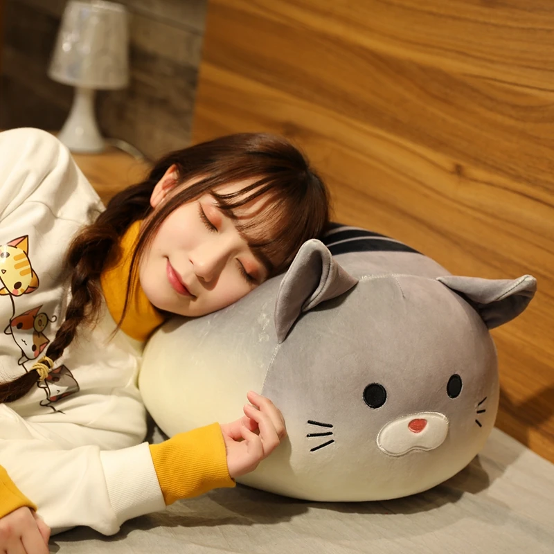 

30/40cm Cute Fat Bread Cat Plush Toys Cartoon Stuffed Animal Doll Soft Pillows Sofa Bed Cushion Lovely Girls kids Birthday Gift