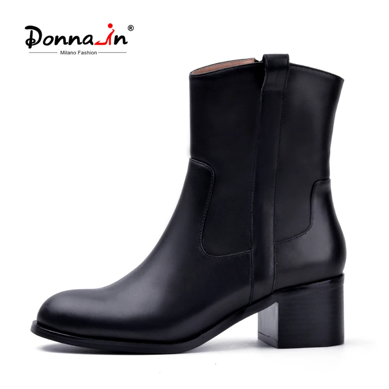 Donna in/женские ботинки из натуральной кожи Новинка 2020 года Модные дизайнерские