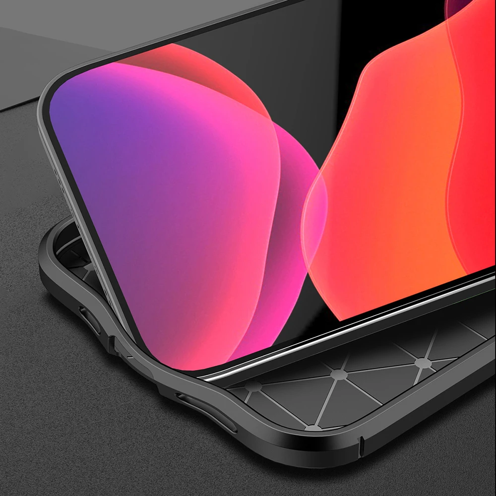 

UFlaxe Soft Shockproof Case for Apple iPhone 11 12 Pro Max Mini Litchi Texture Ultra-thin Cover LZ