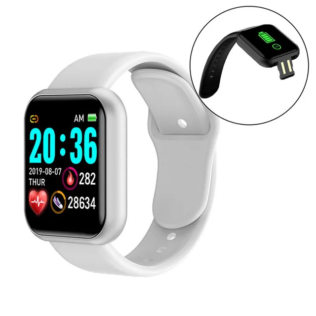 

Reloj Smart Watch Bluetooth Fitness Tracker Watch Pedometer Life Waterproof Bracelet Heart Rate Blood Pressure Smart Band D20Pro