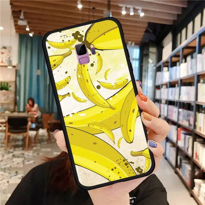 

Funny banana fruit Phone Case For Samsung galaxy S 7 8 9 10 20 edge A 6 10 20 30 50 51 70 note 10 plus