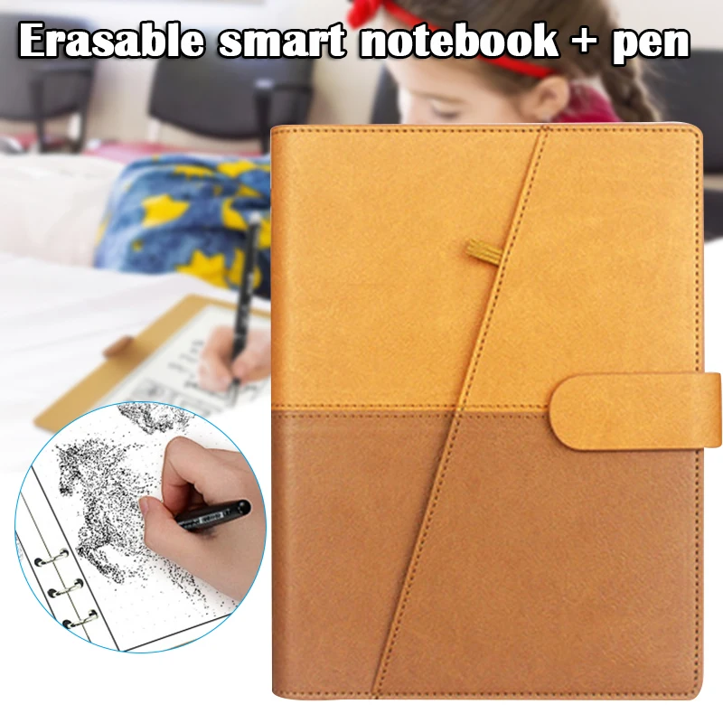 

Smart Reusable Erasable Notebook Notepad Note Pad with Pen for School Office Daily New Arrival