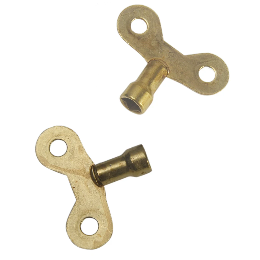 

2pcs Special Lock Square Socket Key Plumbing Bleed Water Tap Faucet Hole Radiator Brass
