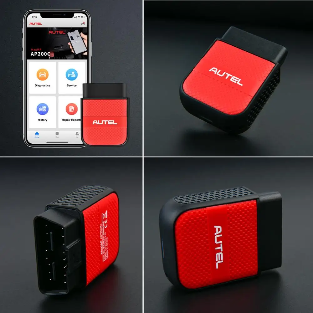 Autel AP200C Bluetooth Obd2 сканер считыватель кодов полная система диагностический