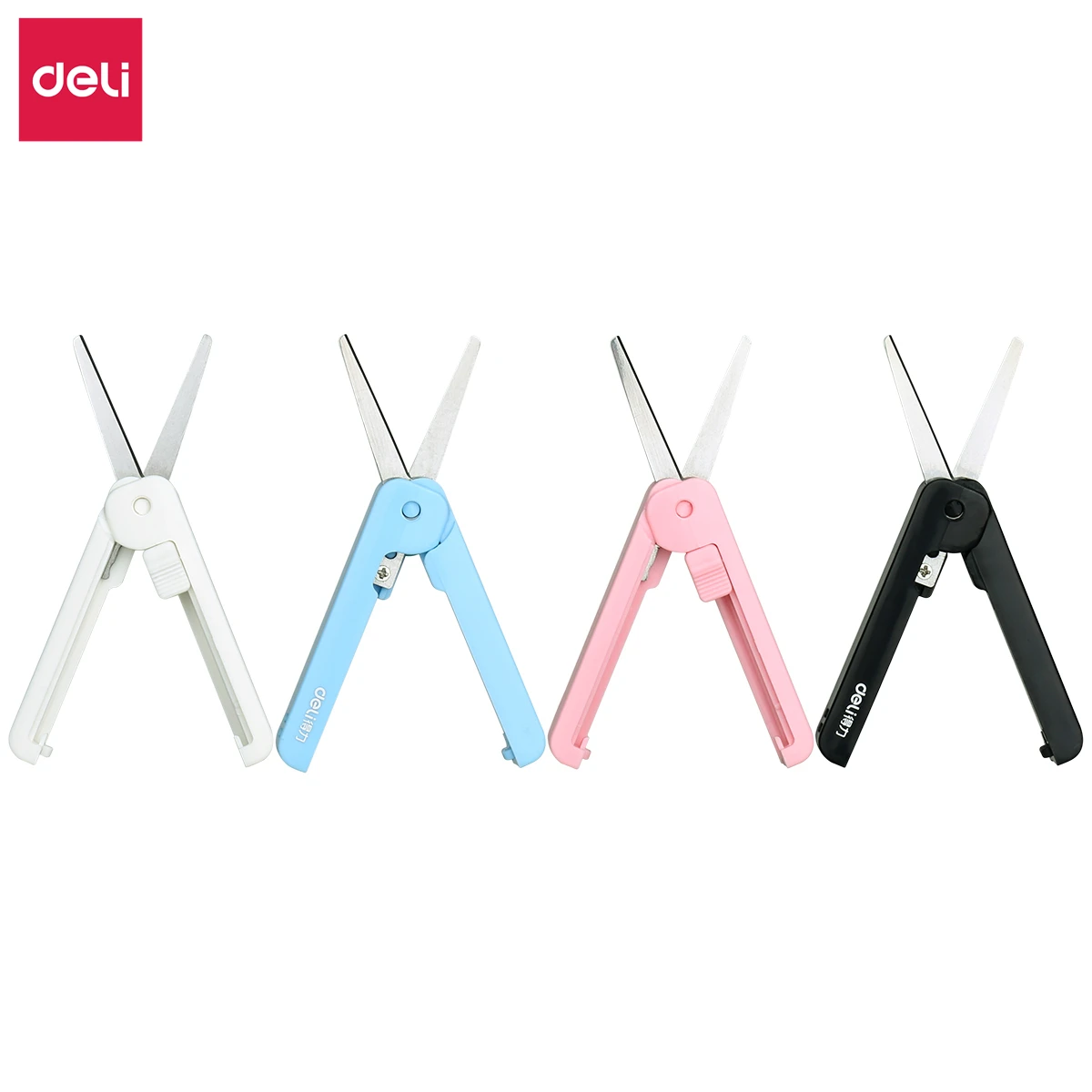 Портативные ножницы DELI для школьников и детей складные инструменты домашнего