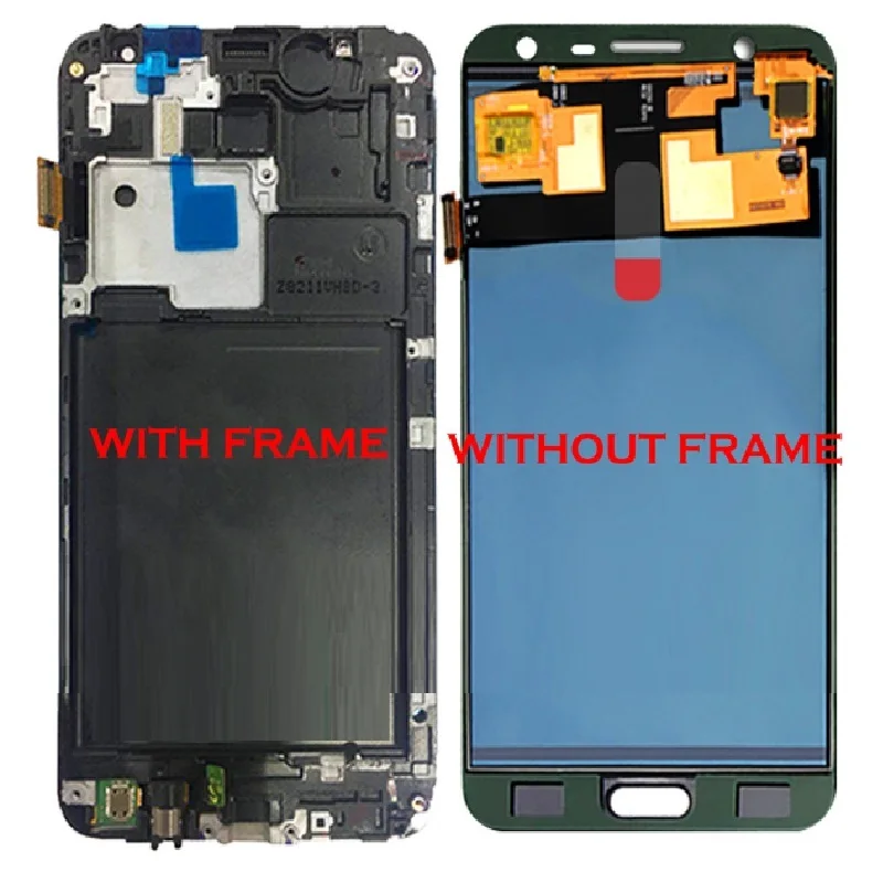 Сенсорный экран с дигитайзером в сборе и рамкой для Samsung Galaxy J7 2015 SM-J700F J700M J700G J700H/DS