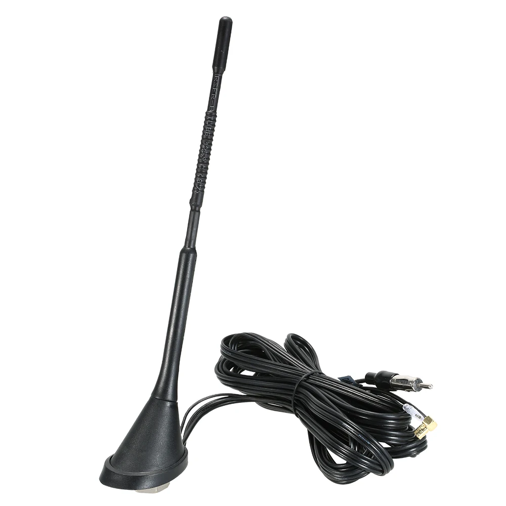 Универсальная автомобильная антенна мачта + DAB радио усилитель SMA/smb разъем папа