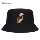 Панама в стиле аниме для мужчин и женщин, хлопковая шляпа от солнца, для пляжа, для отдыха на открытом воздухе и рыбалки, лето, 2021