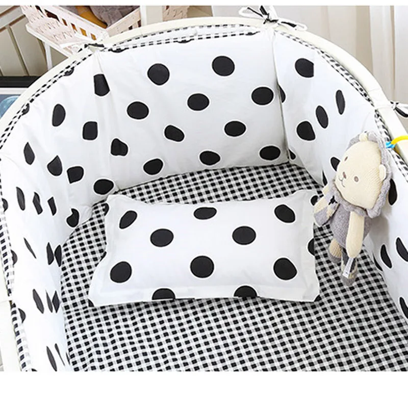 Овальный Комплект постельного белья для детской кроватки в скандинавском стиле 5